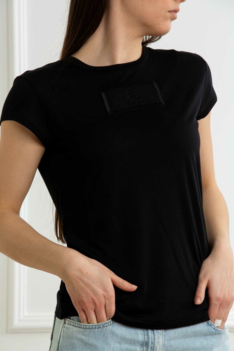 ELISABETTA FRANCHI-T-SHIRT-EFMA00451E2 NERO 44
