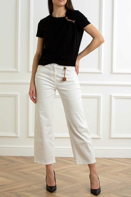 ELISABETTA FRANCHI-T-SHIRT-EFMA02851E2 NERO 44