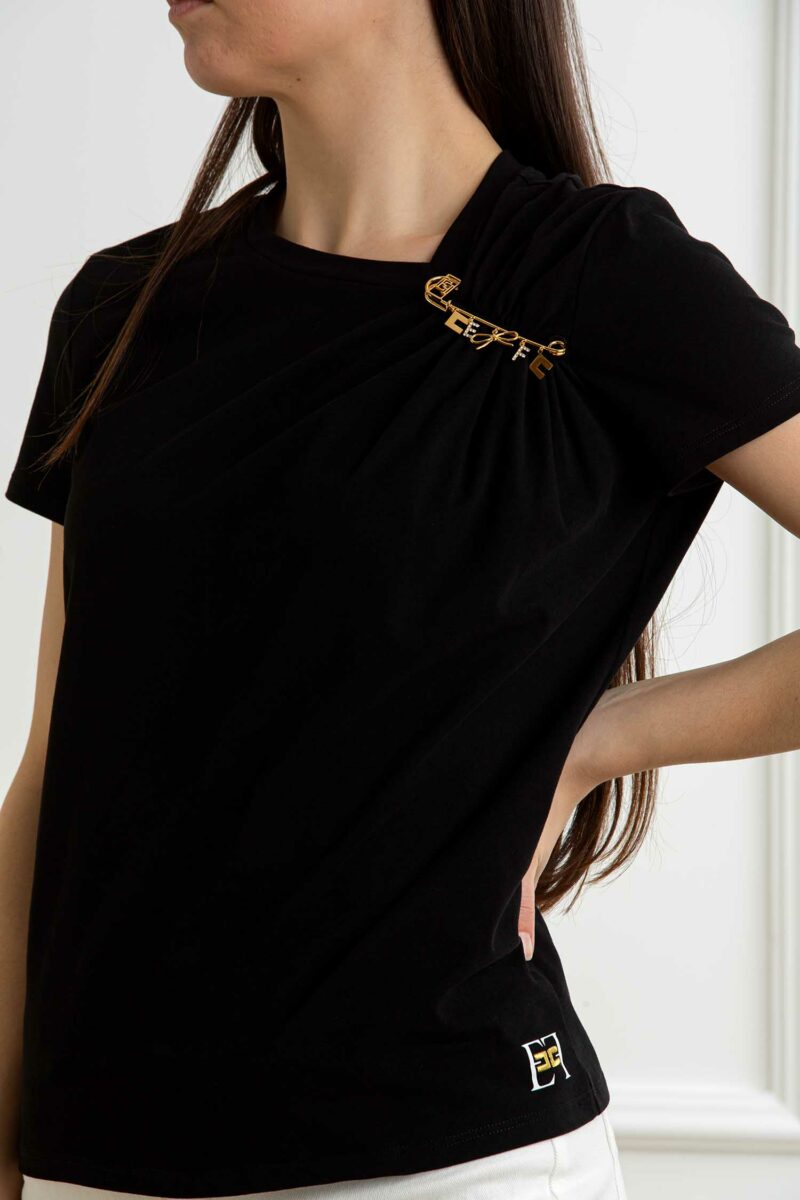 ELISABETTA FRANCHI-T-SHIRT-EFMA02851E2 NERO 44