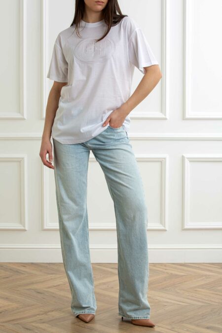 ELISABETTA FRANCHI-T-SHIRT-EFMA60N51E2 GESSO 42