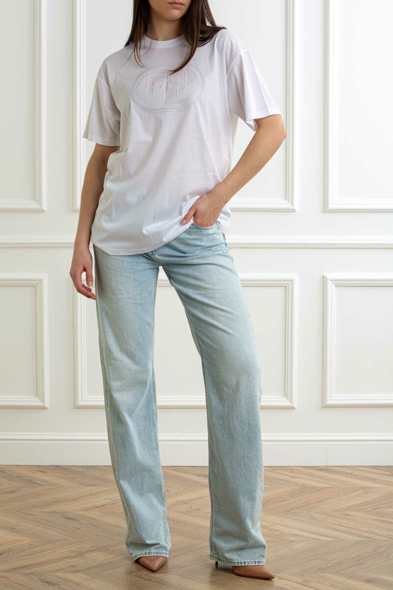 ELISABETTA FRANCHI-T-SHIRT-EFMA60N51E2 GESSO 42