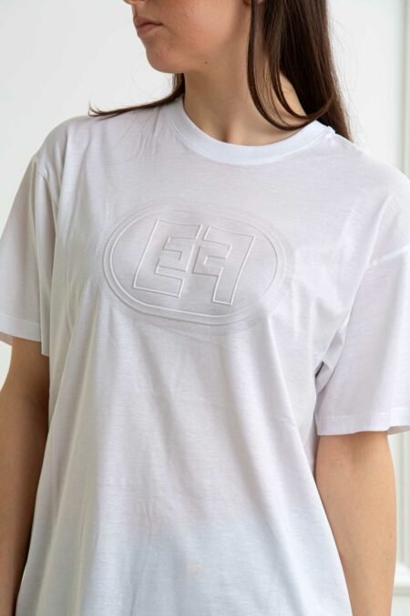 ELISABETTA FRANCHI-T-SHIRT-EFMA60N51E2 GESSO 42
