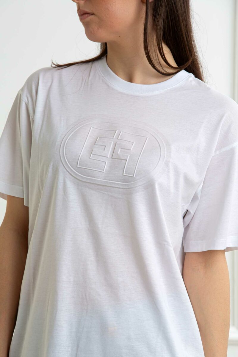 ELISABETTA FRANCHI-T-SHIRT-EFMA60N51E2 GESSO 42
