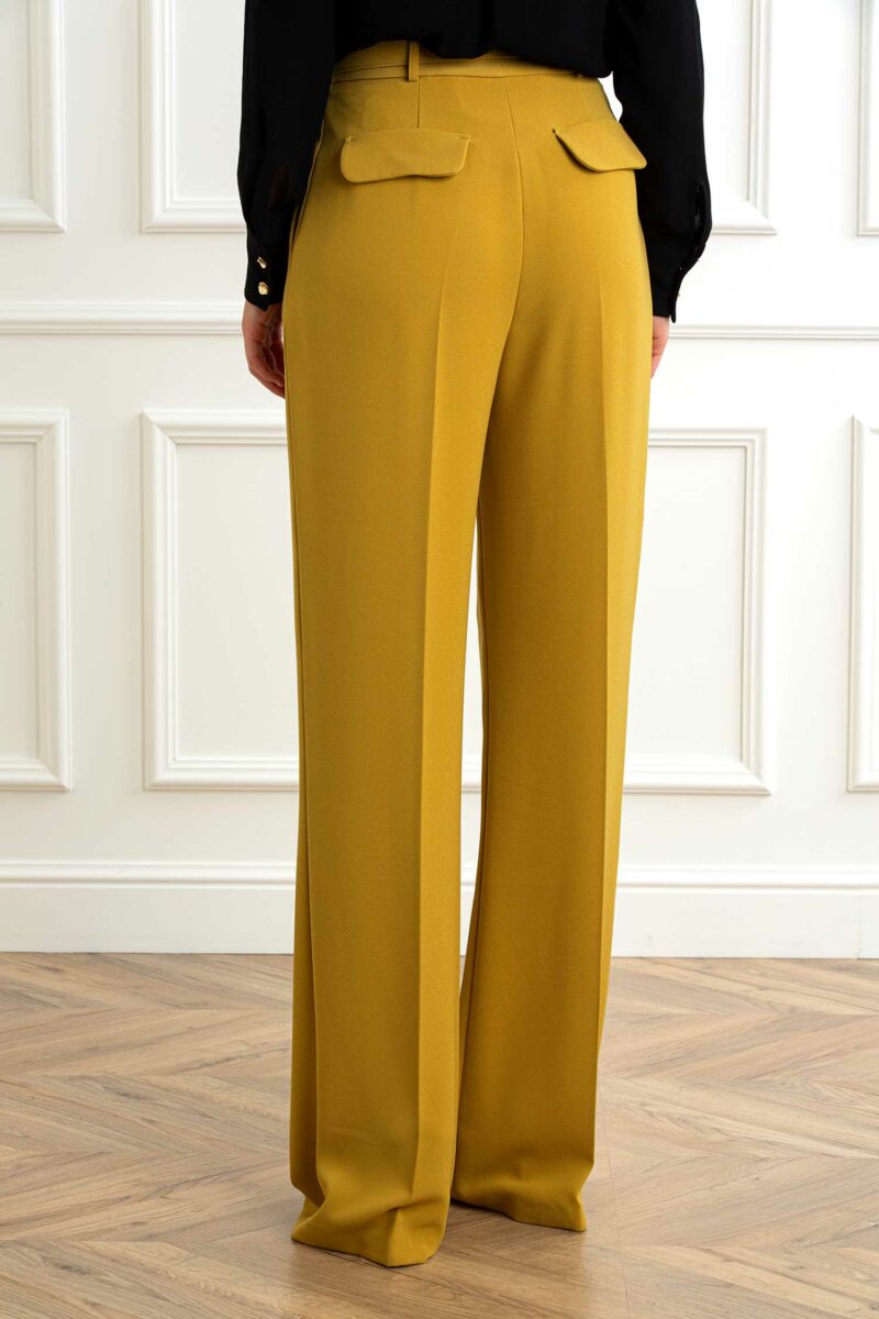ELISABETTA FRANCHI-PANTALONE PALAZZO-EFPA09552E2 CURRY 44