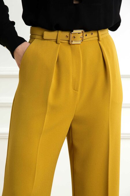 ELISABETTA FRANCHI-PANTALONE PALAZZO-EFPA09552E2 CURRY 44