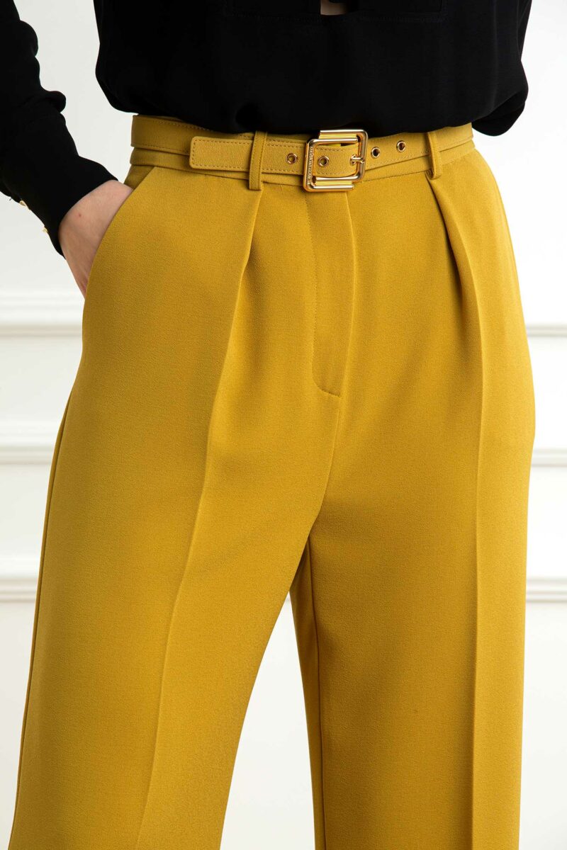 ELISABETTA FRANCHI-PANTALONE PALAZZO-EFPA09552E2 CURRY 44