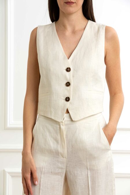 EMME MARELLA-GILET-EMANEMONE BURRO 46