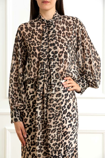 EMME MARELLA-CAMICIA MACULATA-EMBALANCE BEIGE 42