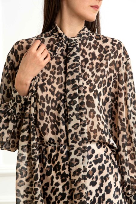 EMME MARELLA-CAMICIA MACULATA-EMBALANCE BEIGE 42