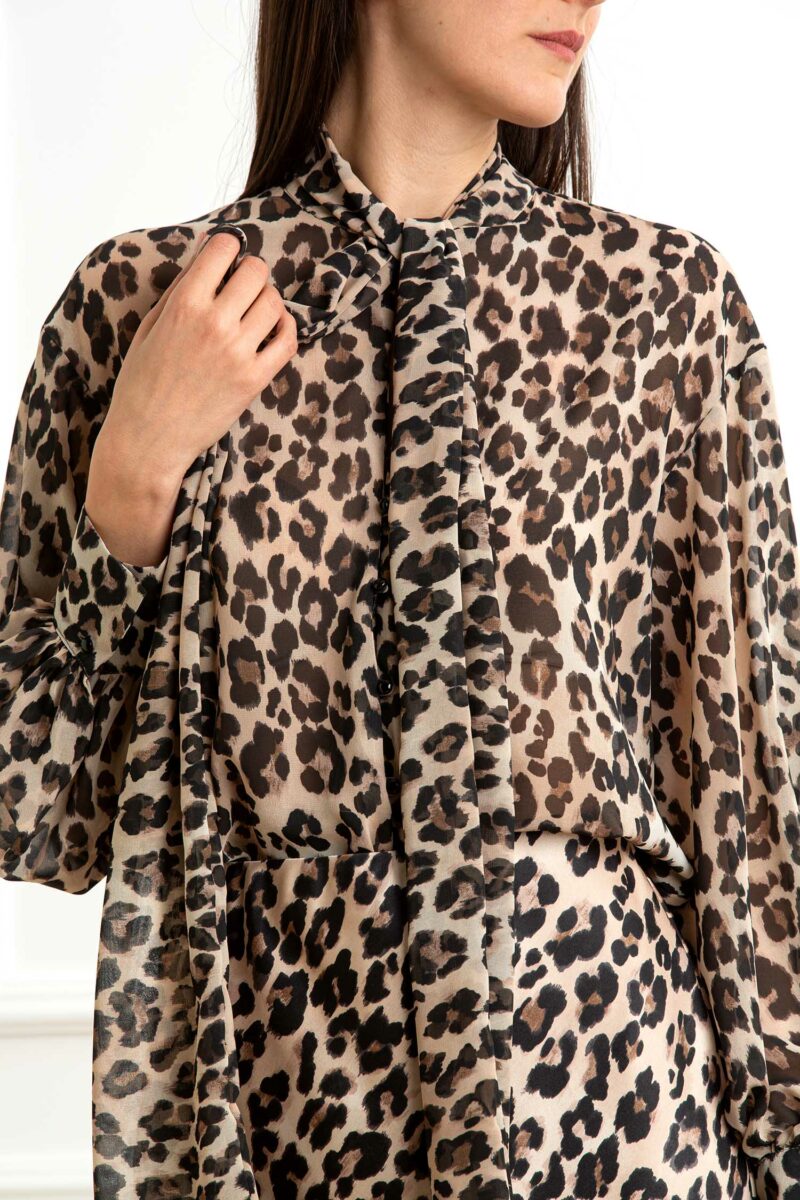 EMME MARELLA-CAMICIA MACULATA-EMBALANCE BEIGE 42