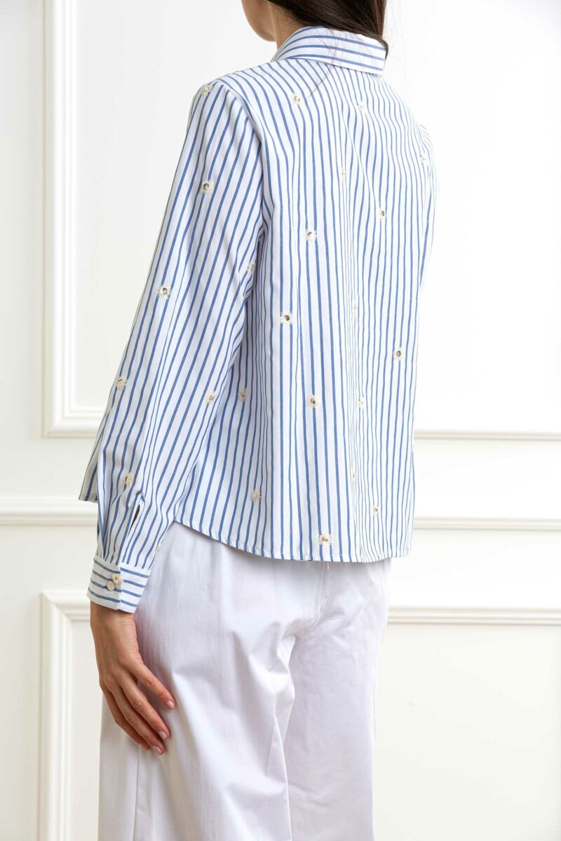 EMME MARELLA-CAMICIA RICAMATA-EMCANORE1 BIANCO 42