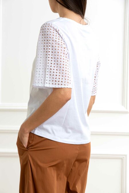 EMME MARELLA-T-SHIRT IN JERSEY-EMEGER BURRO XL