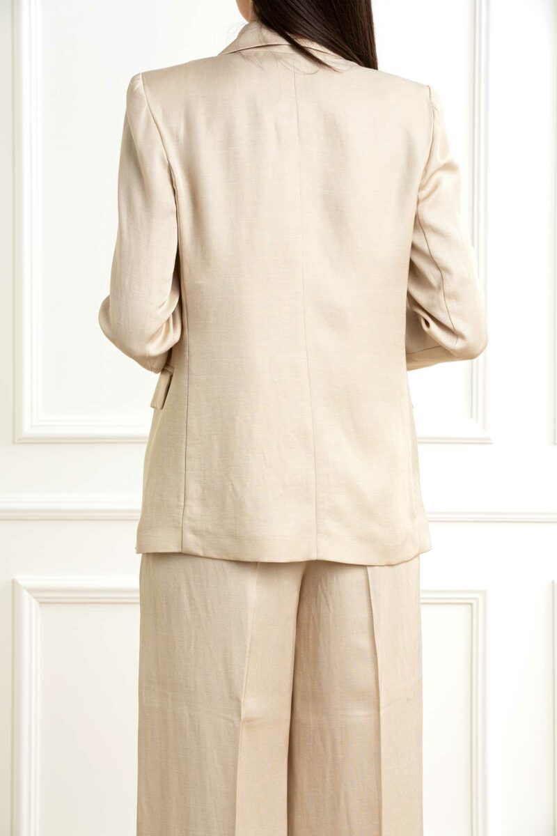 EMME MARELLA-GIACCA MONOPETTO TWILL-EMELETTRA1 BEIGE 46