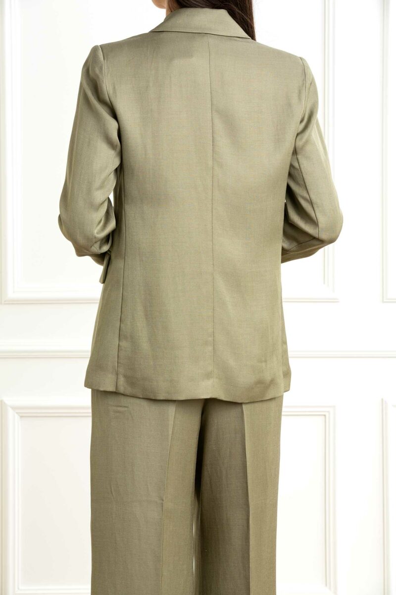 EMME MARELLA-GIACCA MONOPETTO TWILL-EMELETTRA1 KHAKI 46