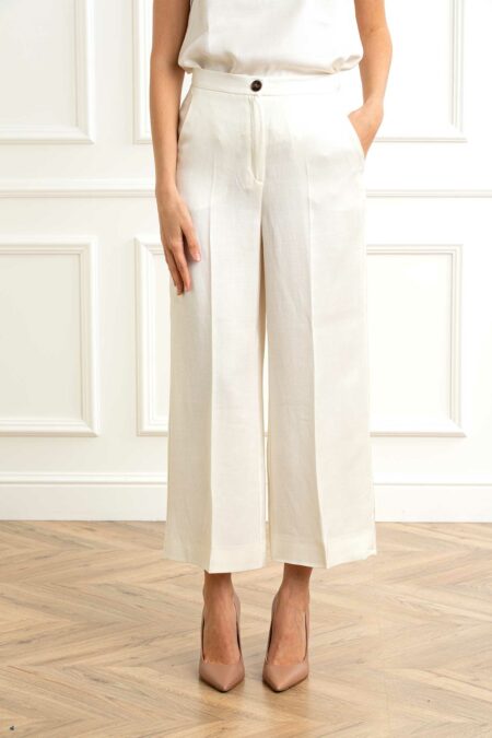 EMME MARELLA-PANTALONE TWILL-EMELETTRA2 BURRO 44