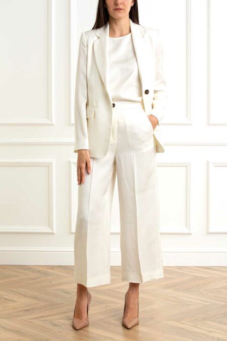 EMME MARELLA-PANTALONE TWILL-EMELETTRA2 BURRO 44