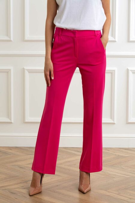 EMME MARELLA-PANTALONE IN JERSEY FLARE-EMFLARE FUXIA S