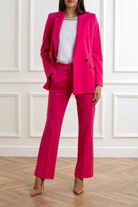 EMME MARELLA-PANTALONE IN JERSEY FLARE-EMFLARE FUXIA S