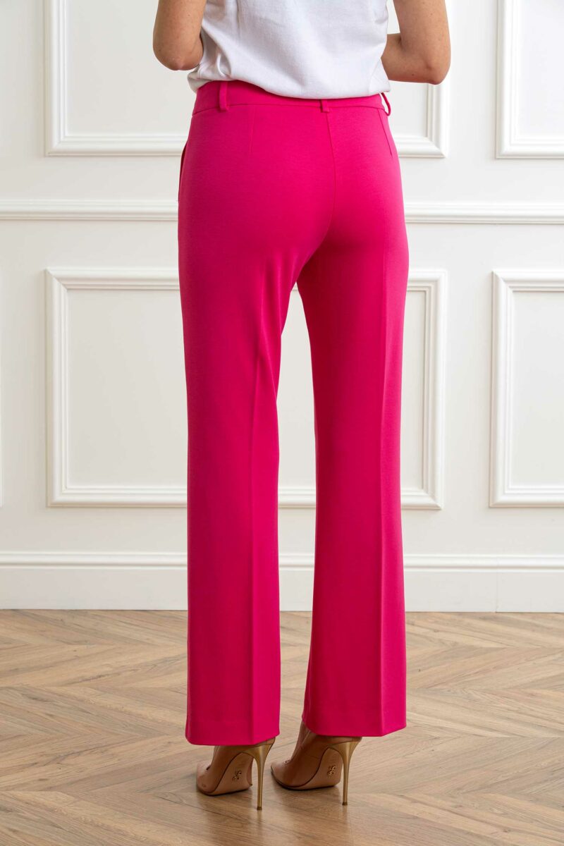 EMME MARELLA-PANTALONE IN JERSEY FLARE-EMFLARE FUXIA S