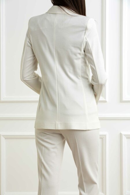 EMME MARELLA-GIACCA DOPPIOPETTO JERSEY-EMGEMMA BIANCO XL