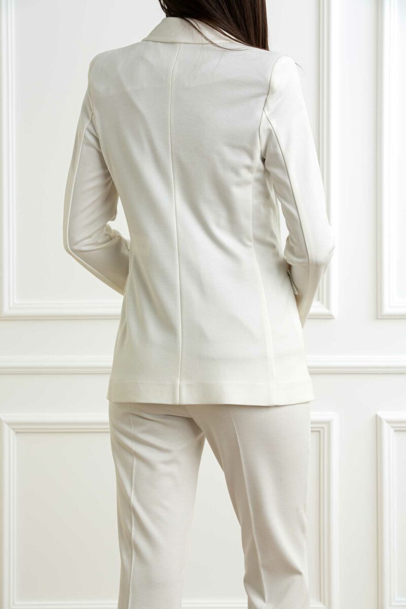 EMME MARELLA-GIACCA DOPPIOPETTO JERSEY-EMGEMMA BIANCO XL