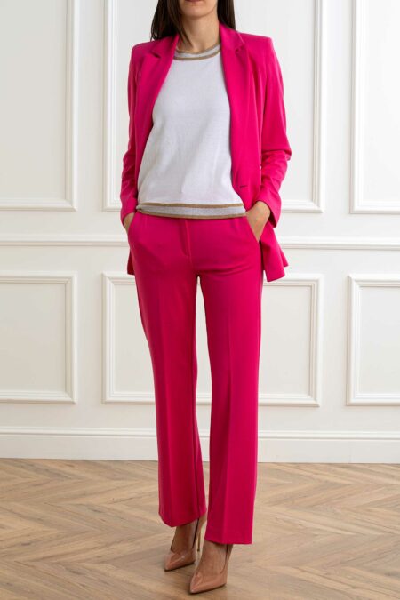 EMME MARELLA-GIACCA DOPPIOPETTO JERSEY-EMGEMMA FUXIA XL