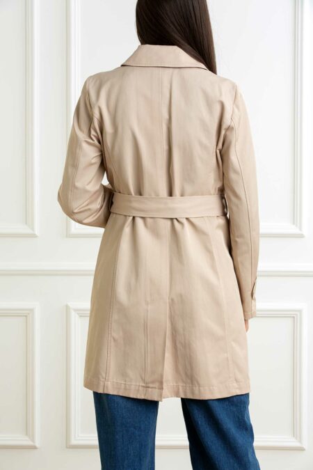 EMME MARELLA-TRENCH IMPERMEABILE-EMMADELEINE ECRU 46