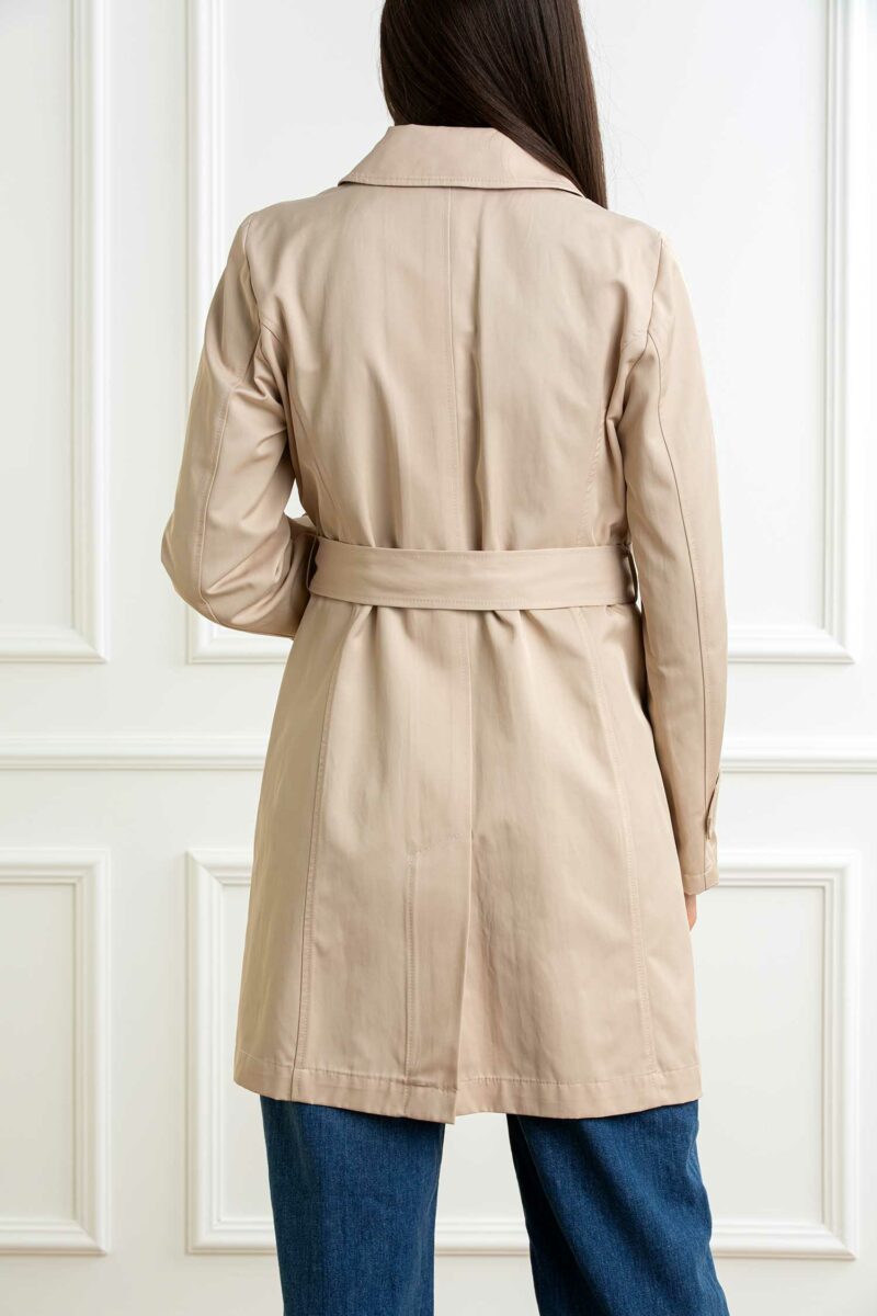 EMME MARELLA-TRENCH IMPERMEABILE-EMMADELEINE ECRU 46