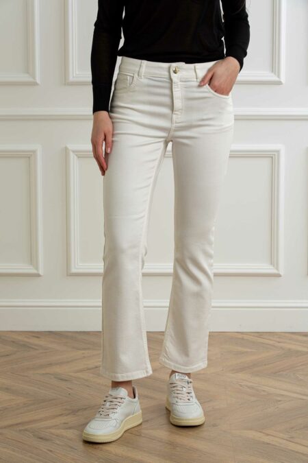 EMME MARELLA-PANTALONE 5 TASCHE-EMMODE BURRO 46