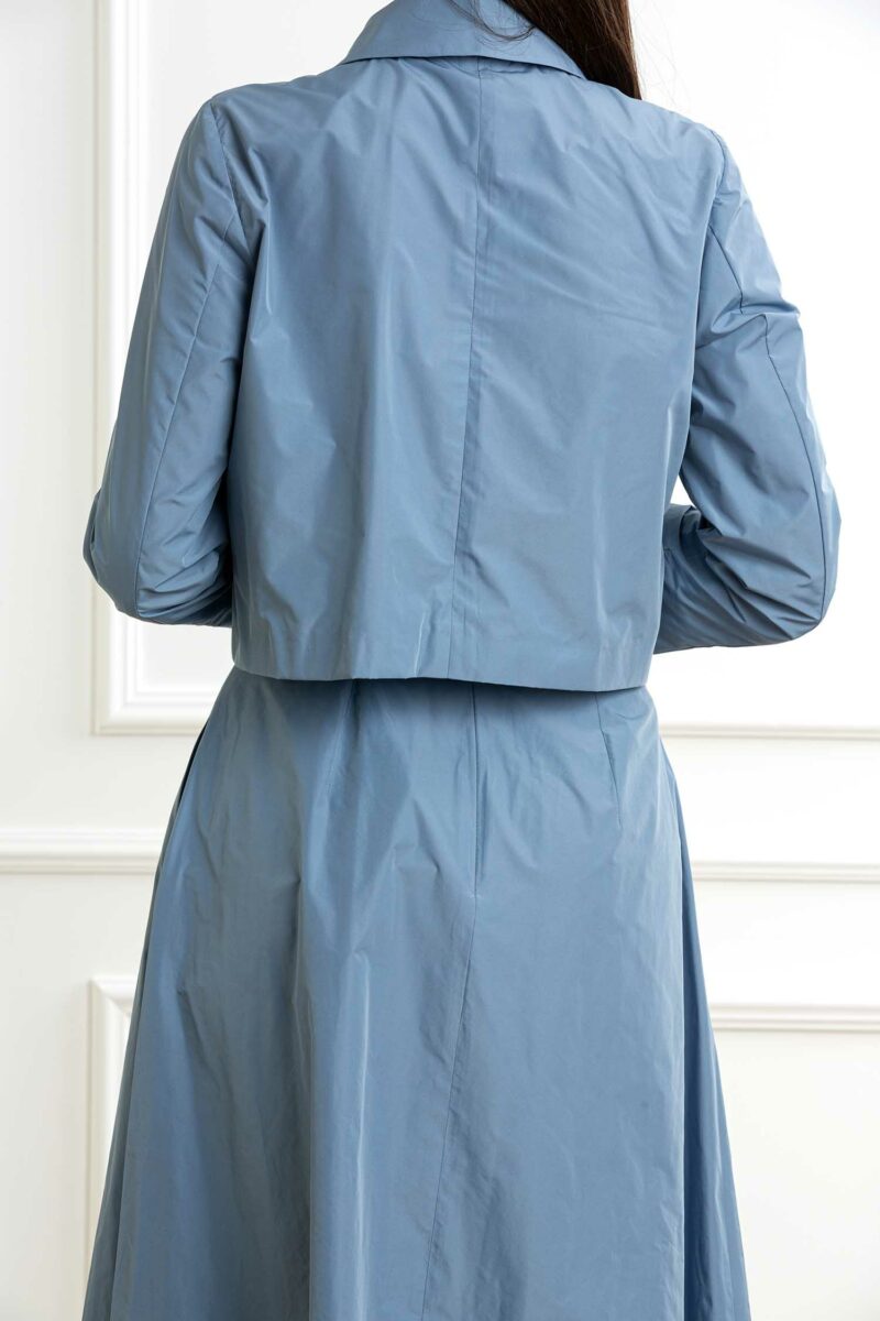 EMME MARELLA-GIACCA CORTA TAFFETAS-EMORA AZZURRO 44