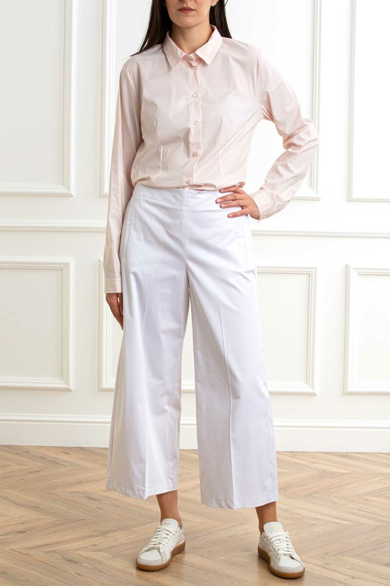 EMME MARELLA-CAMICIA POPELINE STRETCH-EMRACER CIPRIA 46