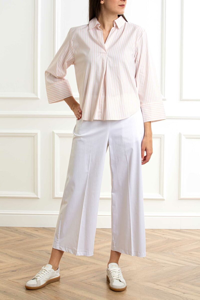 EMME MARELLA-CAMICIA STRETCH UNITO-EMSPEME ROSA 44