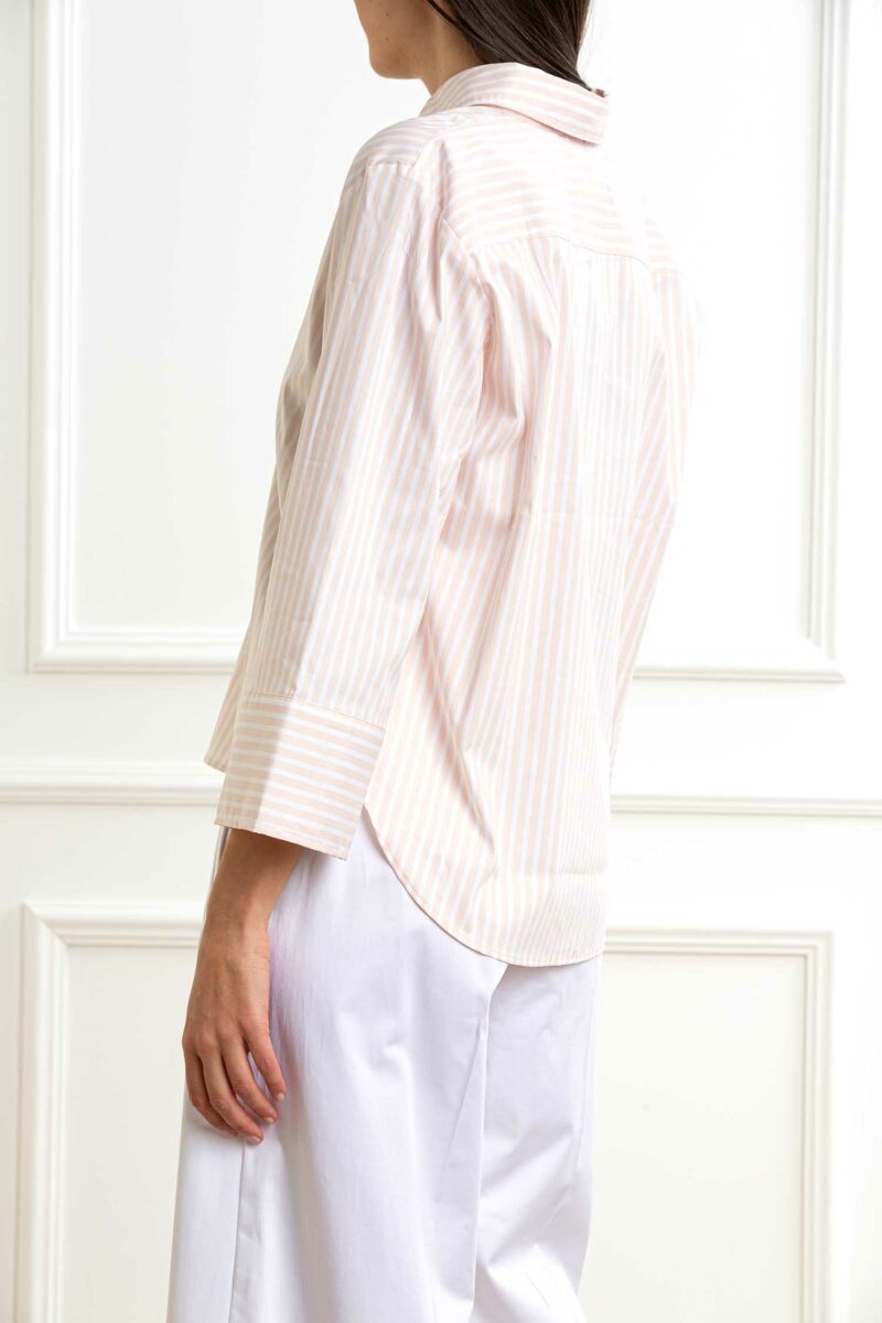 EMME MARELLA-CAMICIA STRETCH UNITO-EMSPEME ROSA 44