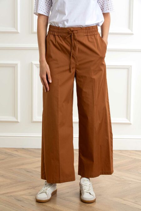 EMME MARELLA-PANTALONE PALAZZO-EMVALETTE COCCIO 44