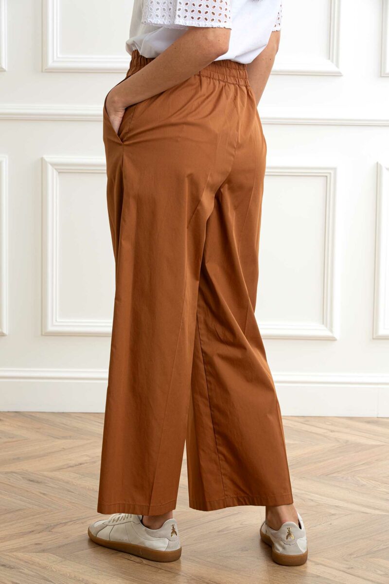 EMME MARELLA-PANTALONE PALAZZO-EMVALETTE COCCIO 44