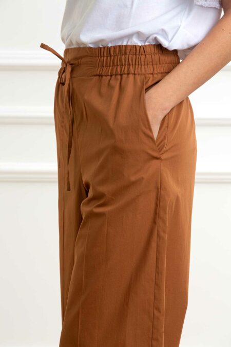 EMME MARELLA-PANTALONE PALAZZO-EMVALETTE COCCIO 44