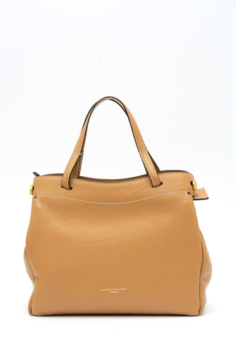 GIANNI CHIARINI FIRENZE-BORSA OTTAVIA IN PELLE-GCBS11290GRN NATURE TU