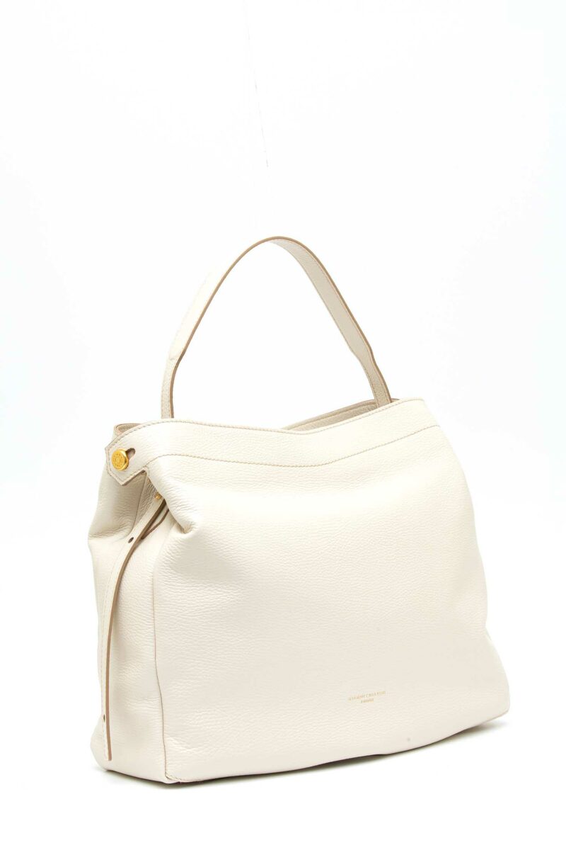 GIANNI CHIARINI FIRENZE-BORSA OTTAVIA IN PELLE-GCBS11292GRN MARBLE TU