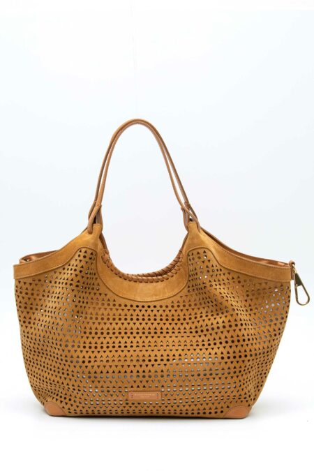 GIANNI CHIARINI FIRENZE-BORSA DUA PELLE-GCBS11682CMLSR PEANUT TU