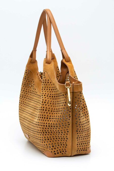 GIANNI CHIARINI FIRENZE-BORSA DUA PELLE-GCBS11682CMLSR PEANUT TU