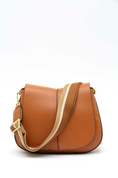 GIANNI CHIARINI FIRENZE-BORSA HELENA ROUND IN PELLE-GCBS6036COMMGRNNA CARAMELLO TU