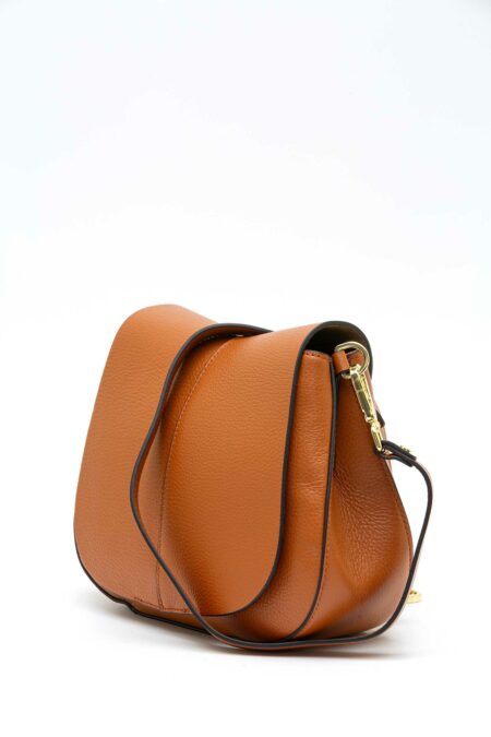 GIANNI CHIARINI FIRENZE-BORSA HELENA ROUND IN PELLE-GCBS6036COMMGRNNA CARAMELLO TU