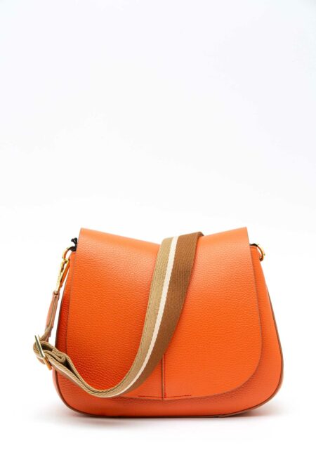 GIANNI CHIARINI FIRENZE-BORSA HELENA ROUND IN PELLE-GCBS6036COMMGRNNA CORALLO TU