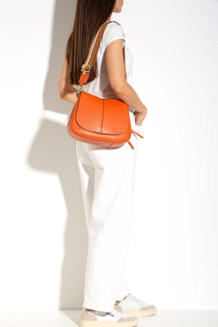 GIANNI CHIARINI FIRENZE-BORSA HELENA ROUND IN PELLE-GCBS6036COMMGRNNA CORALLO TU