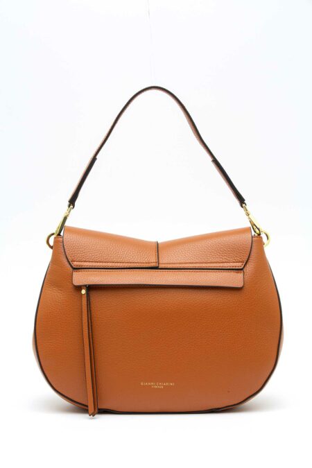 GIANNI CHIARINI FIRENZE-BORSA HELENA ROUND IN PELLE-GCBS6037COMMGRNNA CARAMELLO TU