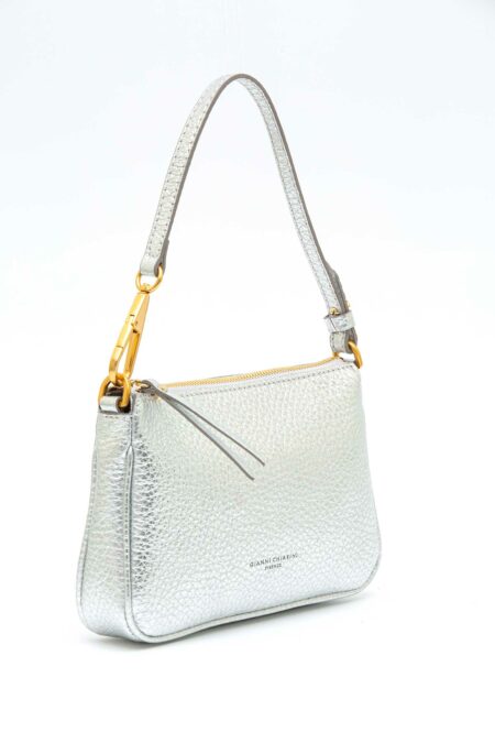GIANNI CHIARINI FIRENZE-BORSA BROOKE PELLE-GCBS8750TKL SILVER TU