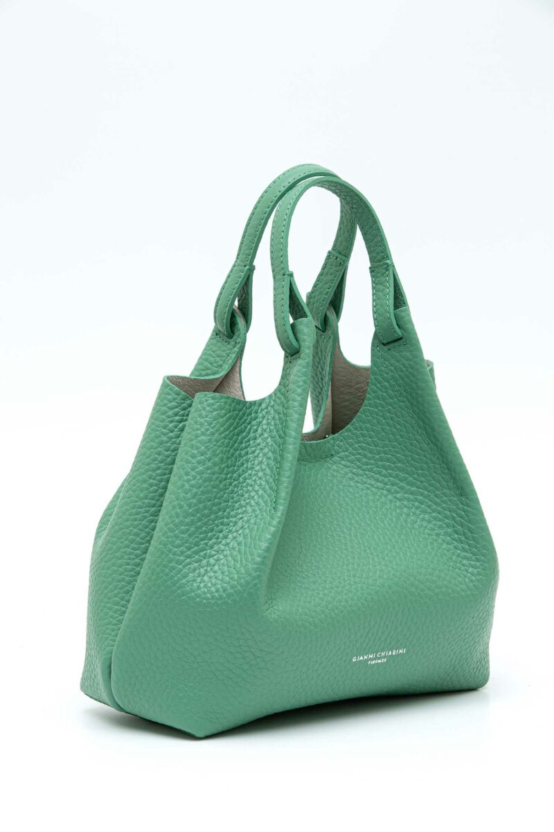 GIANNI CHIARINI FIRENZE-BORSA DUA IN PELLE-GCBS9719RNGDBL MENTA TU
