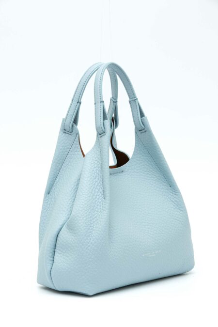 GIANNI CHIARINI FIRENZE-BORSA DUA IN PELLE-GCBS9719RNGDBL SKY TU