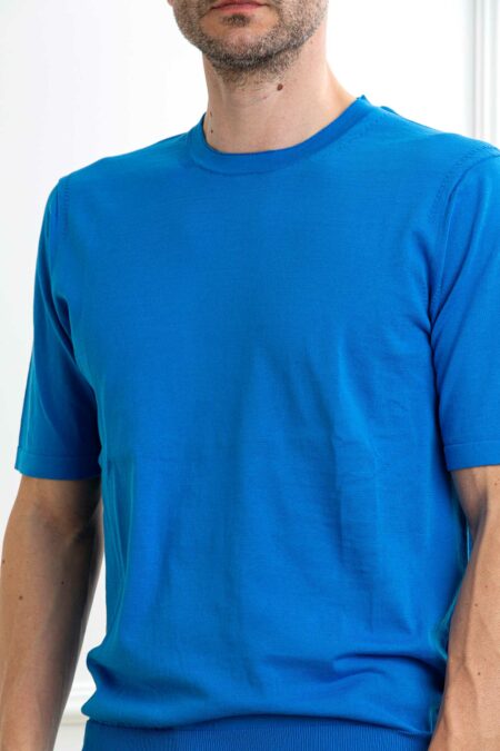 HOSIO-MAGLIA GIRO MEZZA MANICA F16 COTONE-HO100M03P5 NAUTICO XL