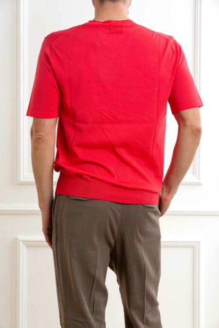 HOSIO-MAGLIA GIRO MEZZA MANICA F16 COTONE-HO100M03P5 ROSSO XL